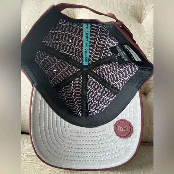 Melin The Legend Hyrdo Maroon Baseball Cap - Floating Water Outdoor Hat - Picture 6 of 7